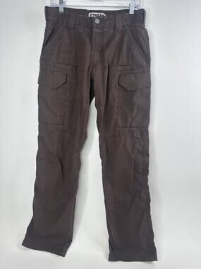 First Tactical Pants Mens 32 X 32 Brown Cargo Ripstop Straight Leg Gorpcore